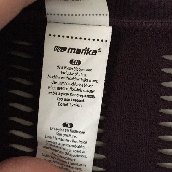 Marika . Size medium. Dark plum zip up - Picture 5 of 6